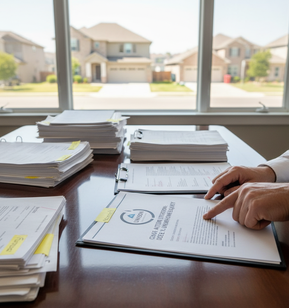 Unison Under Scrutiny: New Lawsuits Allege Deceptive Home Equity Agreements Masking Balloon Payoffs — AI-generated illustration