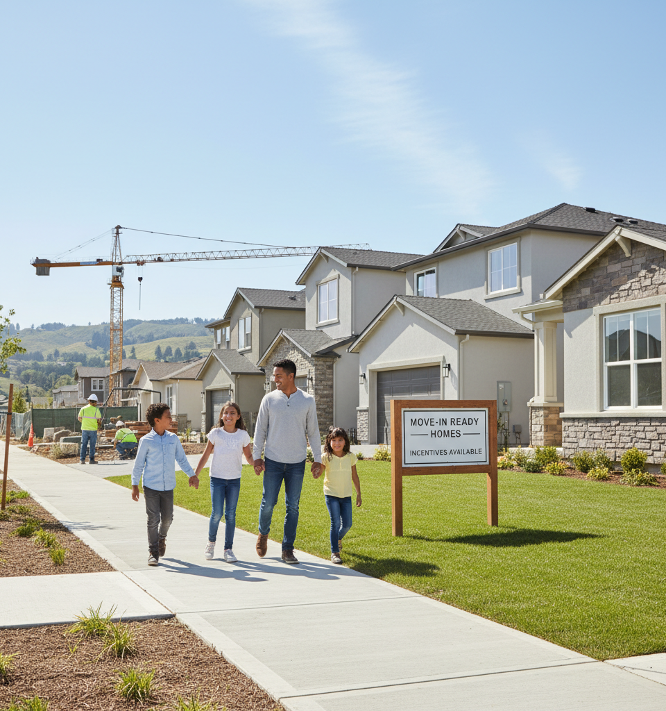 Unlocking Affordability: How Builder Incentives and Mortgage Rate Buydowns Are Reshaping New Construction Purchases — AI-generated illustration