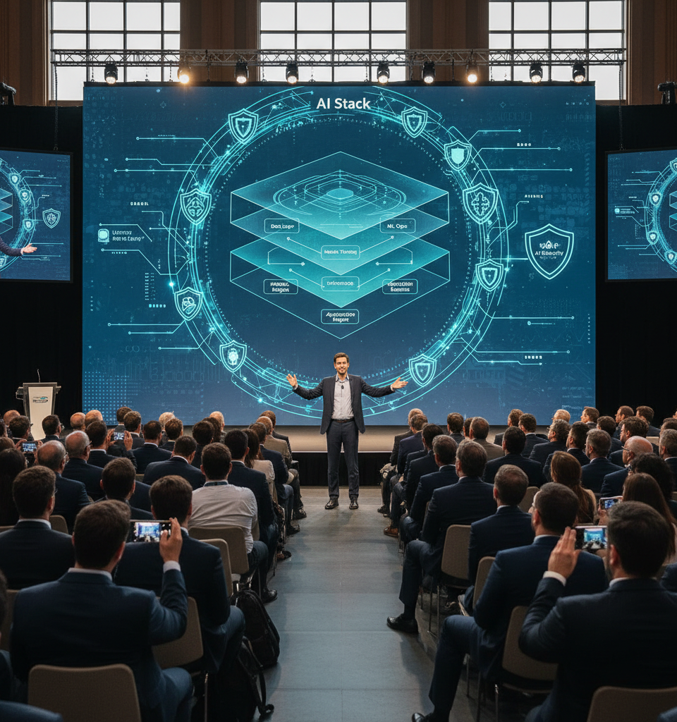 Upwind Expands AI Security Thesis, Now Securing the Entire AI Stack — AI-generated illustration