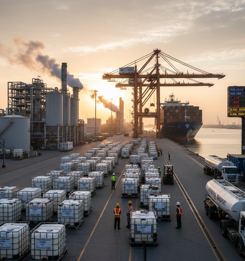 US Biofuel Boom Fuels Surge in Used Cooking Oil Imports from China Amid Global Energy Volatility — AI-generated illustration