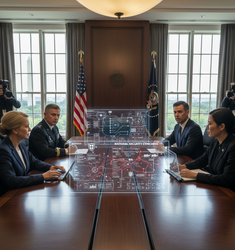 US Government Initiates Voluntary AI Model Review with Tech Giants Amid National Security Concerns — AI-generated illustration