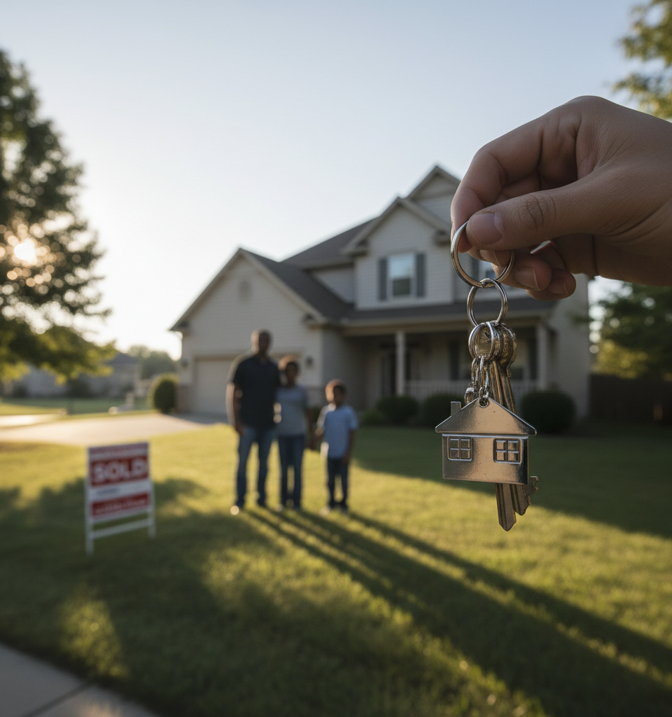 US Homeownership Rate Dips in Early 2026, Signaling Market Plateau — AI-generated illustration