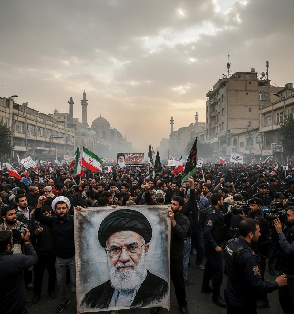 US-Iran Ceasefire Unsettles Hardliners, Paving Way for Direct Talks Amidst Regional Tensions — AI-generated illustration