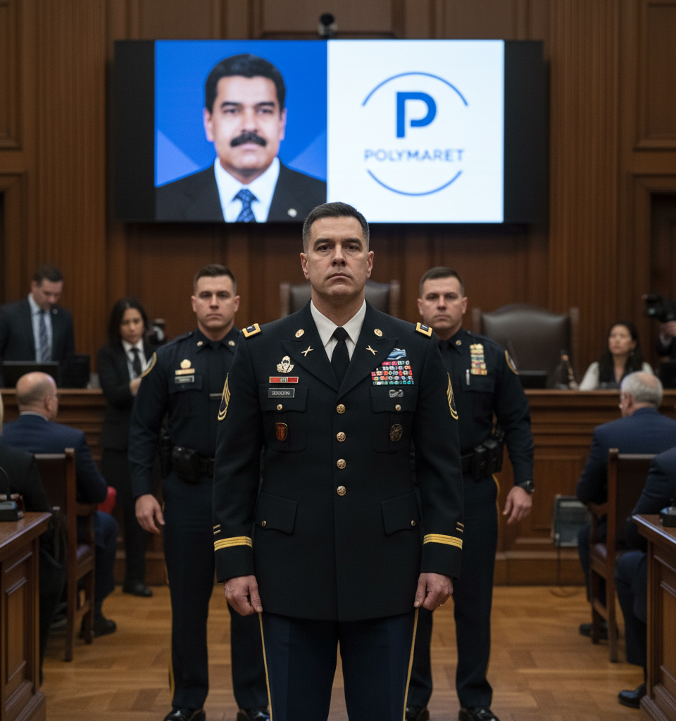 US Special Forces Soldier Charged in Polymarket Insider Trading Scandal Involving Maduro Operation — AI-generated illustration