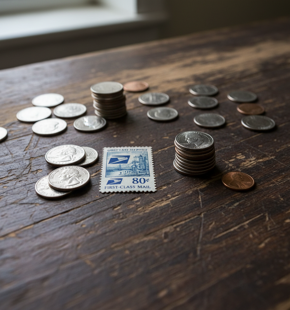 USPS Proposes Major Stamp Price Hike to 82 Cents Amid Dire Financial Outlook — AI-generated illustration
