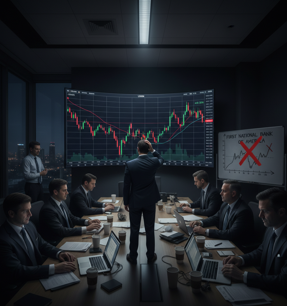UWM's Aborted Acquisition: Stock Plunge Foils First Foray into M&A — AI-generated illustration