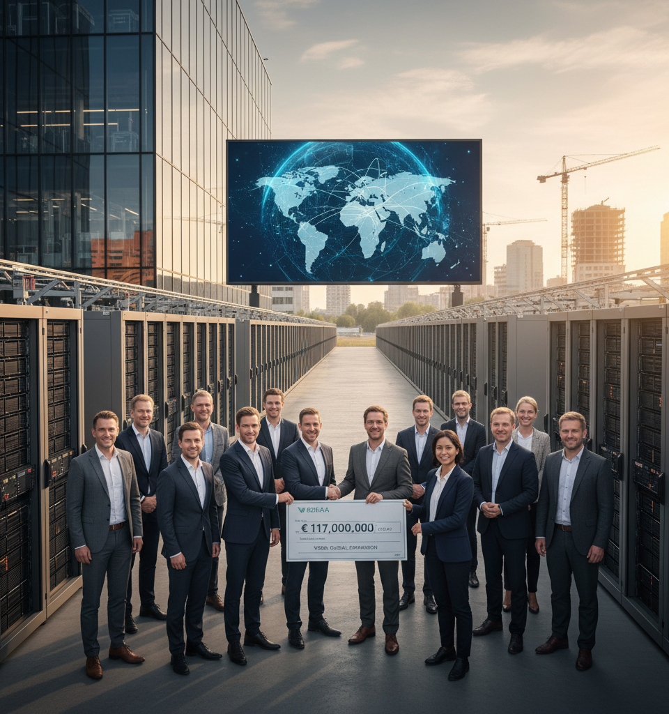 Verda Secures $117M to Fuel Global GPU Cloud Expansion Beyond Nordics — AI-generated illustration