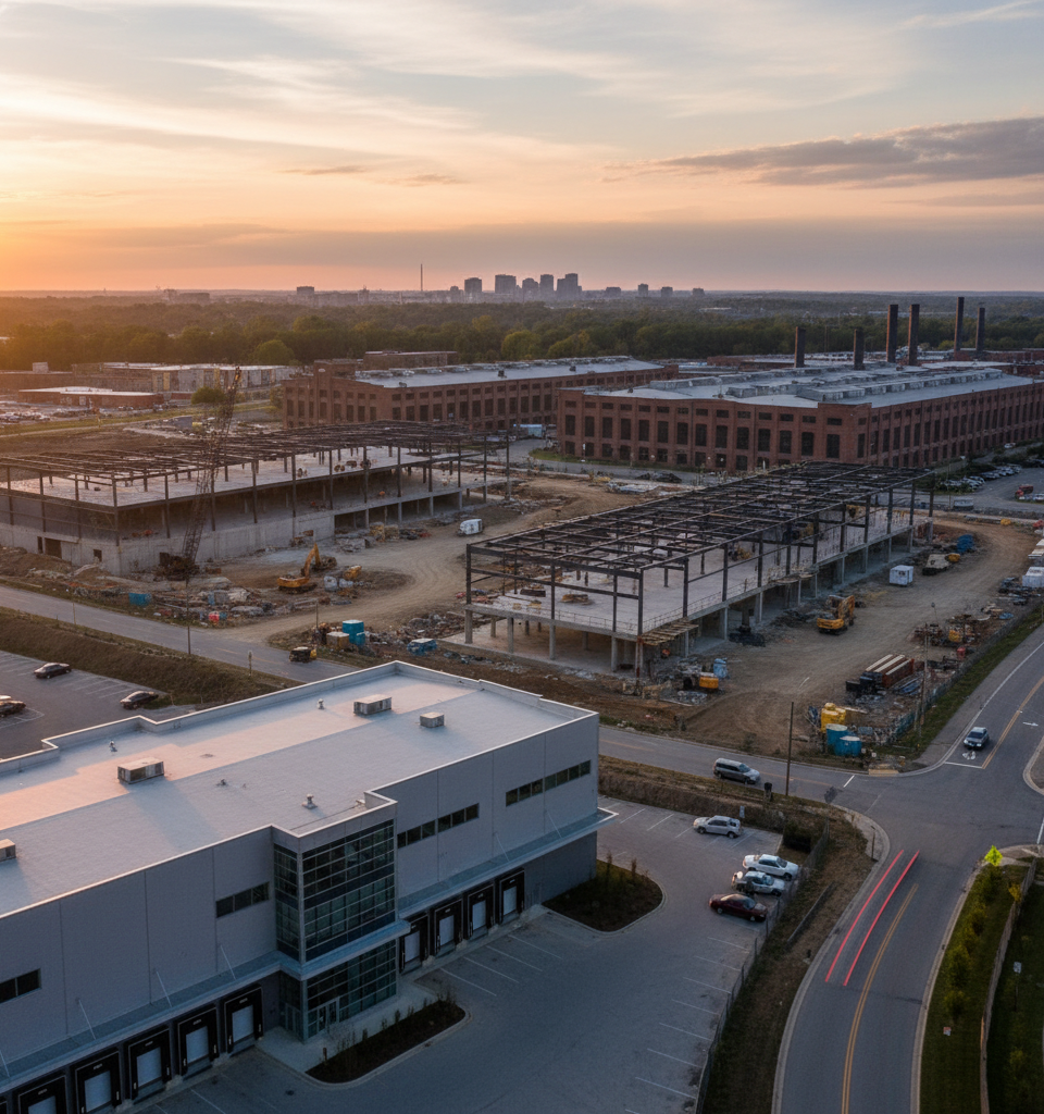 Victoria Industrial and Lincoln Equities Acquire $62.5 Million NoVa Industrial Portfolio — AI-generated illustration