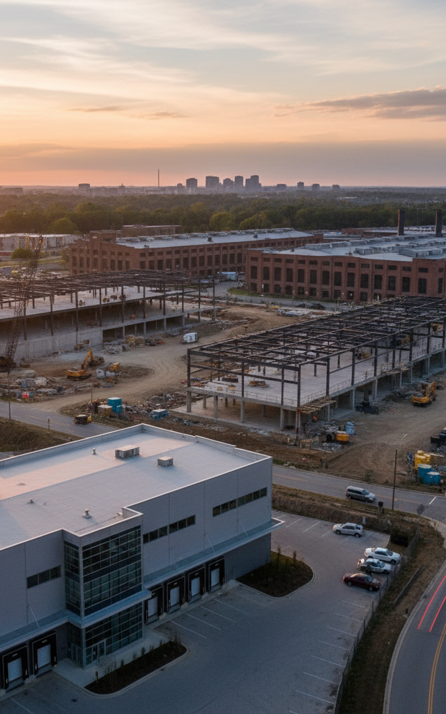 Victoria Industrial and Lincoln Equities Acquire $62.5 Million NoVa Industrial Portfolio — AI-generated illustration