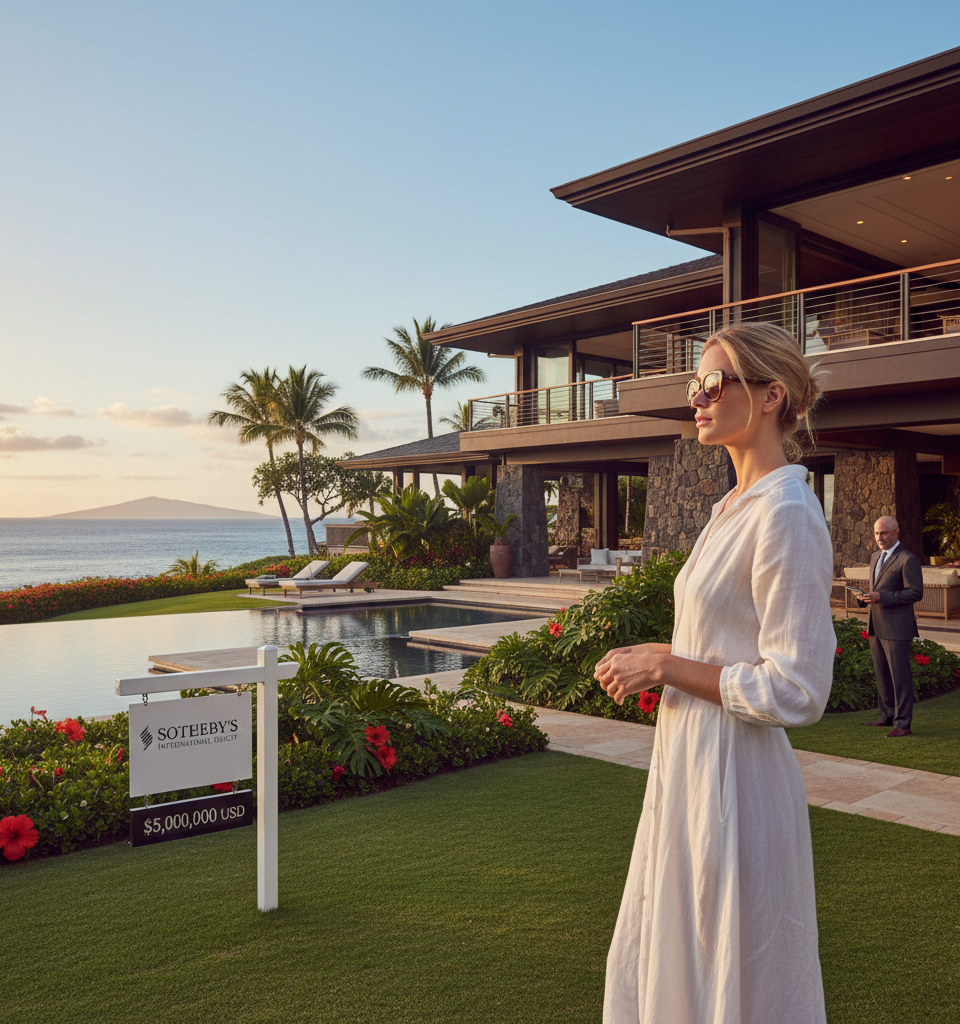 Victoria's Secret Alumna Jessica Stam Lists Lavish Hawaii Estate for $5 Million Amid Lifestyle Shift — AI-generated illustration