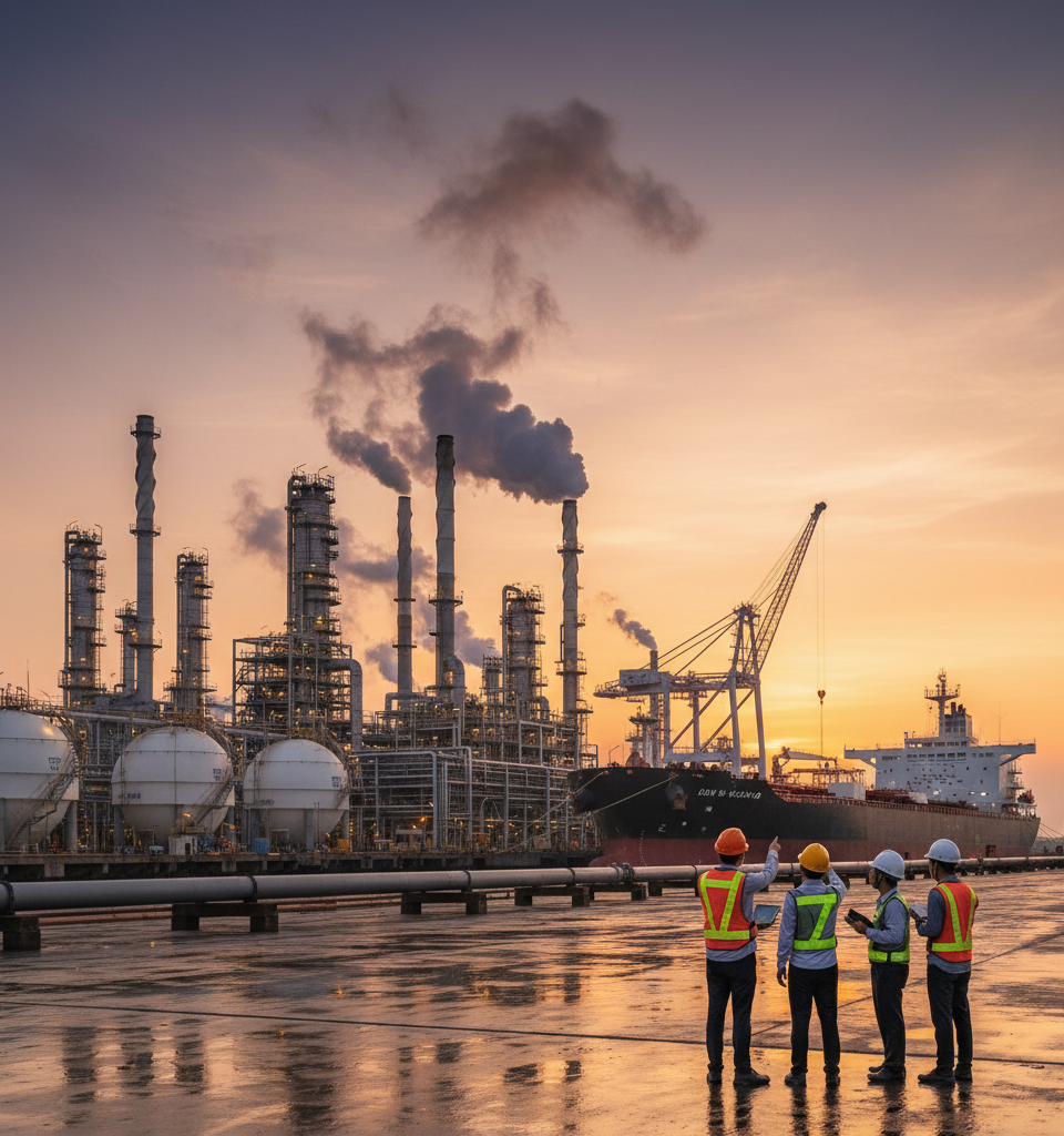 Vietnam’s Largest Refinery Bolsters Crude Supply, Assures Stable Operations Through Q2 — AI-generated illustration