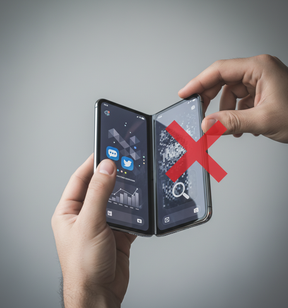 Viral 'iPhone Fold' Hype Unmasked: Debunking the Digital Deception — AI-generated illustration