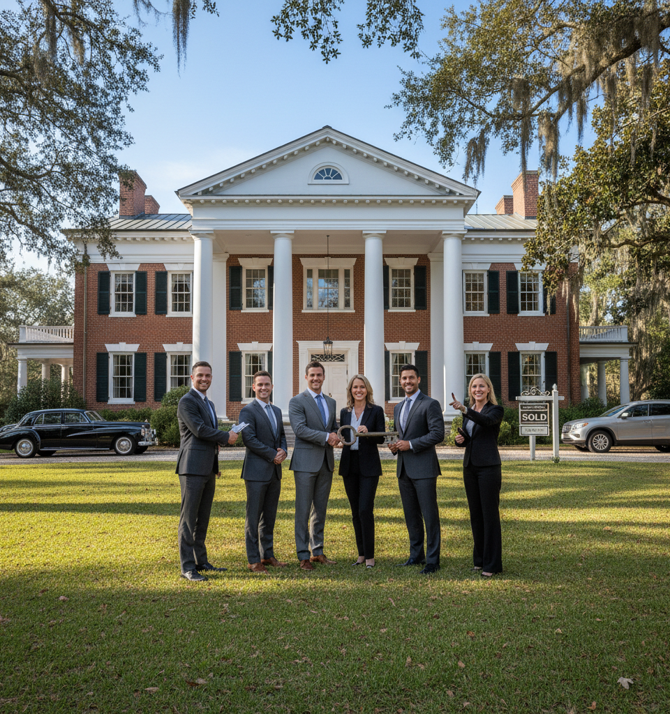 Virginia Greek Revival Estate Sells in Record Time, Signaling Luxury Market Strength — AI-generated illustration