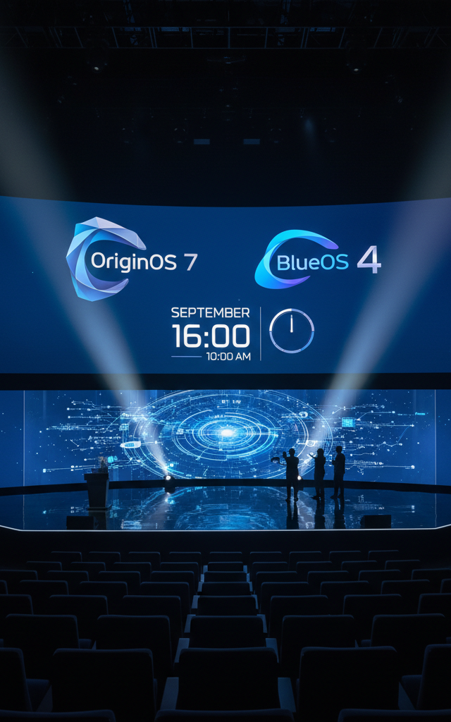 vivo Poised to Launch Android 17-Based OriginOS 7 on September 16 — AI-generated illustration