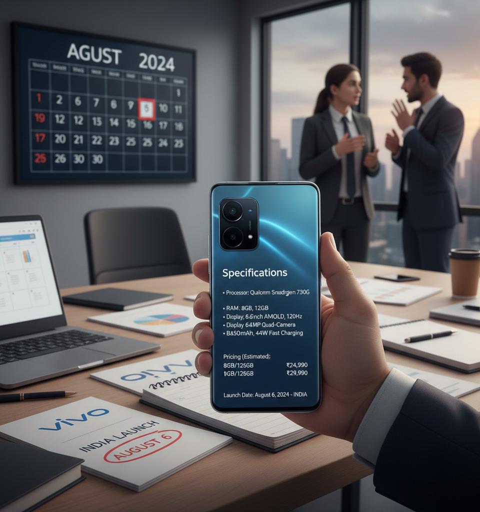 vivo S2 Specifications and Pricing Leak Ahead of Anticipated August 6 India Launch — AI-generated illustration