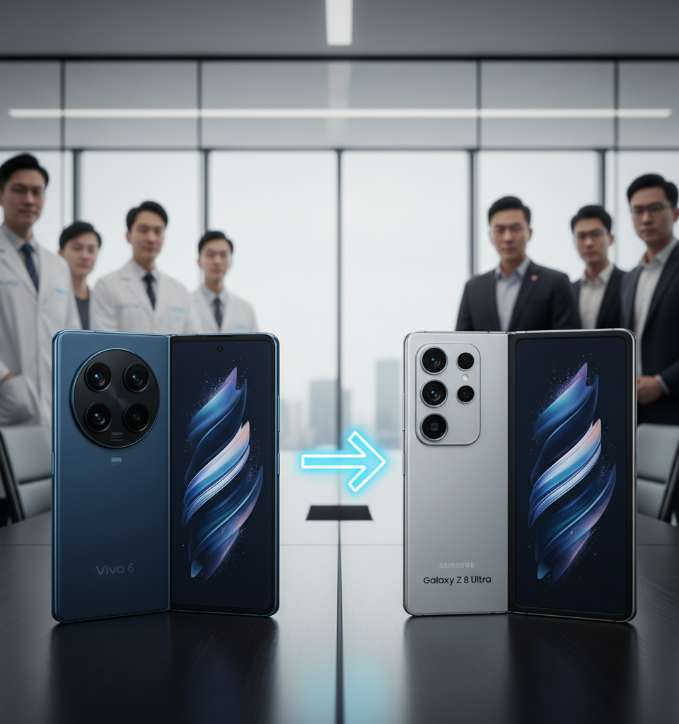 Vivo X Fold 6 Poised to Challenge Galaxy Z Fold 8 Ultra with Advanced Camera System — AI-generated illustration