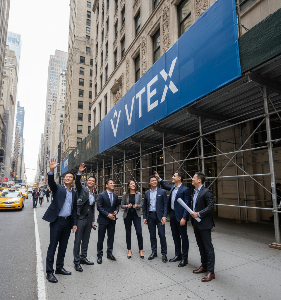 VTEX Secures New Midtown East Office at 286 Madison Avenue, Signaling Growth Trajectory — AI-generated illustration