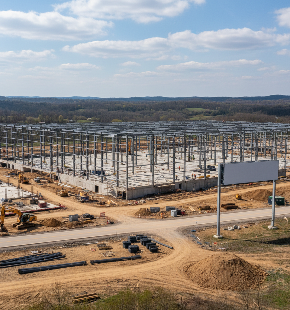 Walmart Plans $1.3 Billion Automated Fulfillment Center in Georgia — AI-generated illustration