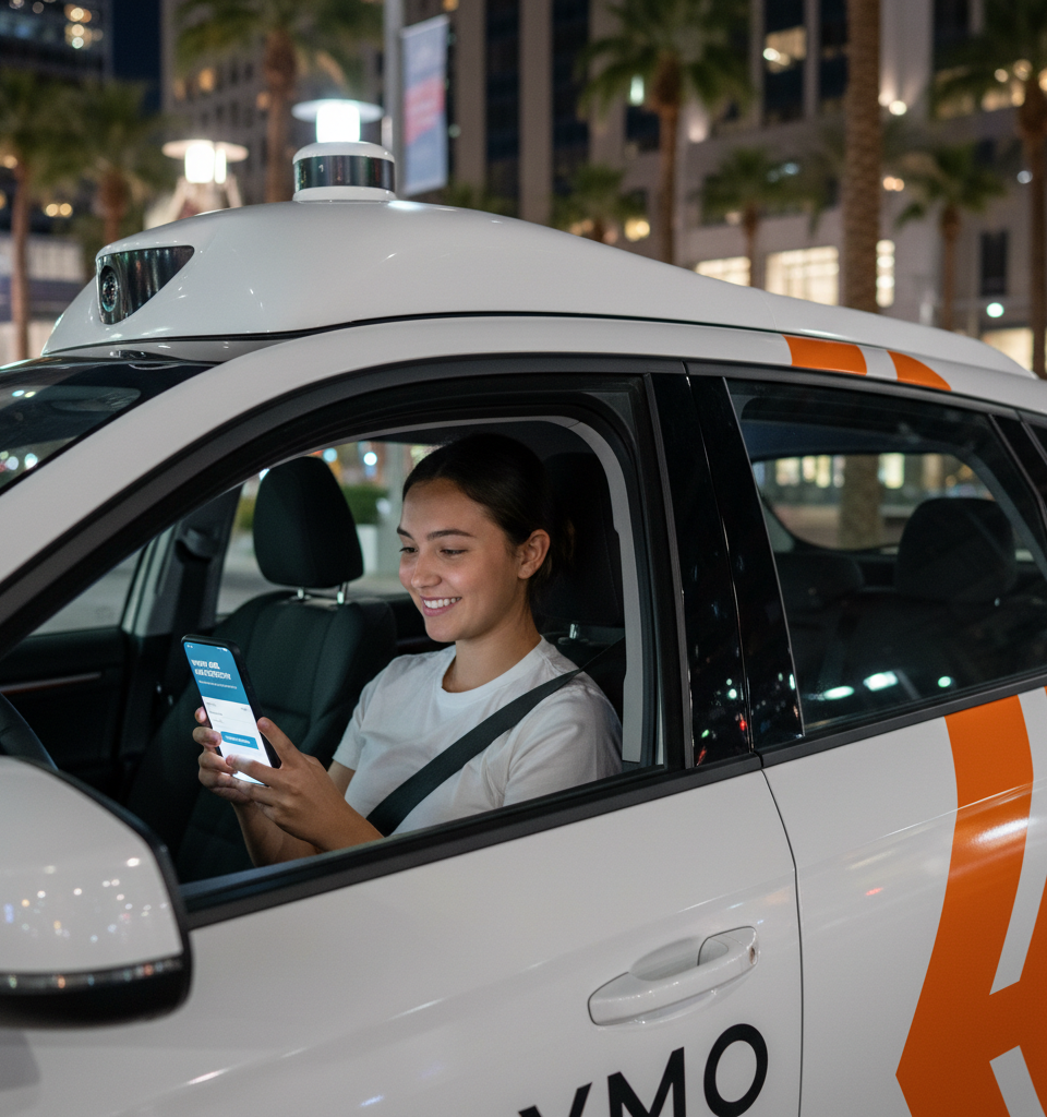 Waymo Enhances Age Verification to Prevent Unaccompanied Minors in Driverless Vehicles — AI-generated illustration