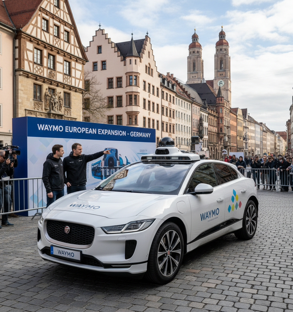 Waymo Plans European Expansion with German Robotaxi Launch — AI-generated illustration