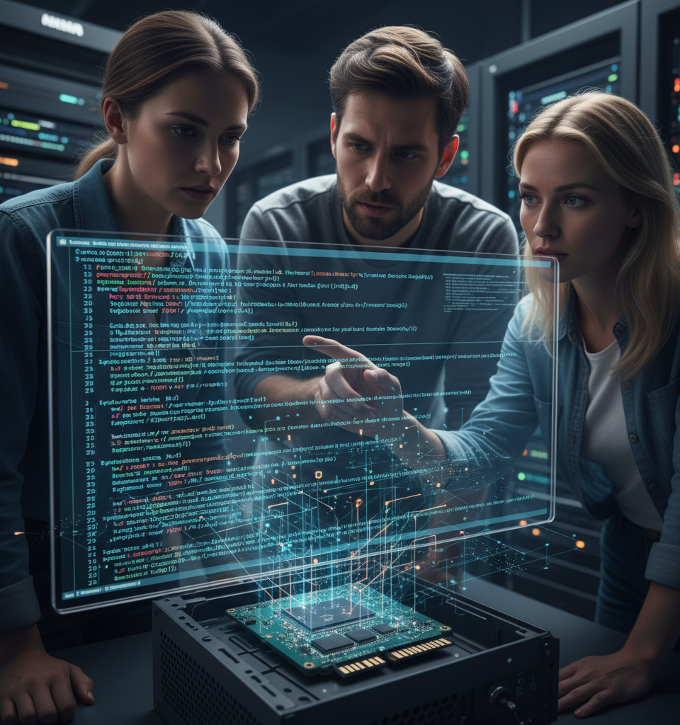 Websites Gaining Covert Surveillance Capability by Analyzing SSD Activity — AI-generated illustration