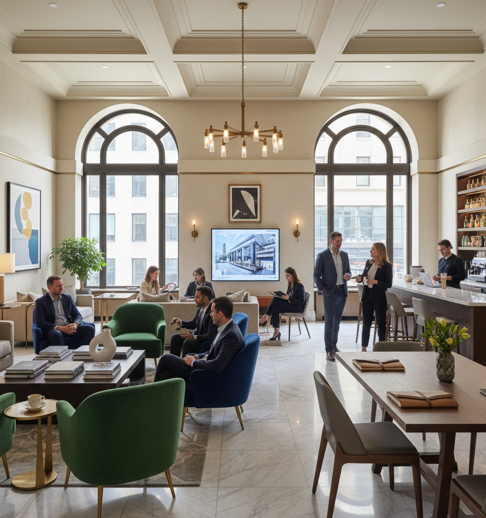 WeWork's Strategic Evolution: High-End Transformation at 511 Fifth Avenue Signifies Major Shift — AI-generated illustration