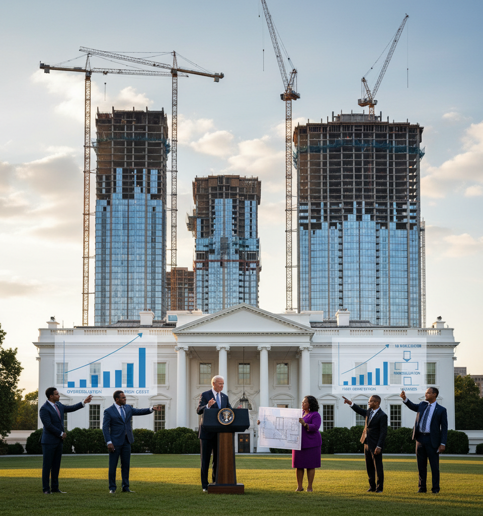 White House Endorses Deregulation to Tackle 10 Million Home Deficit, Citing Overregulation as Key Driver of Soaring Housing Costs — AI-generated illustration