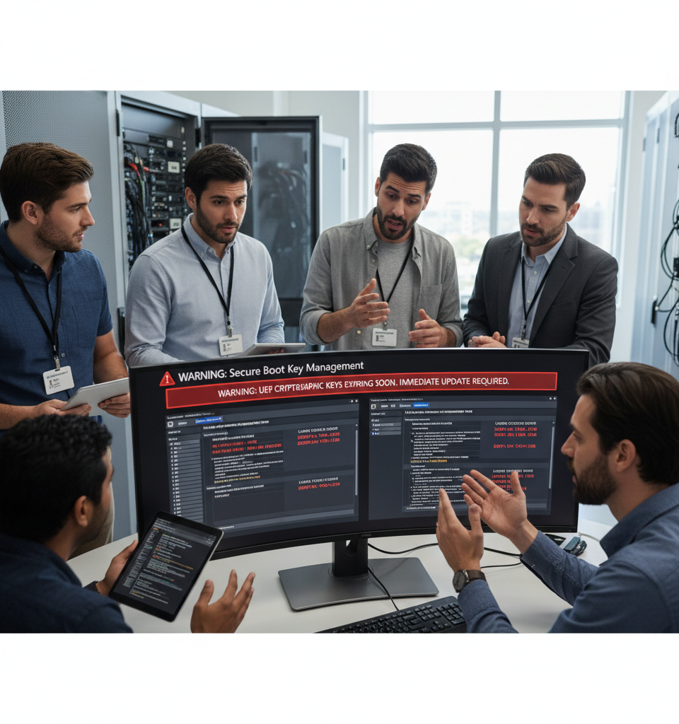 Windows and Linux Users Face Imminent Deadline for Secure Boot Key Updates — AI-generated illustration