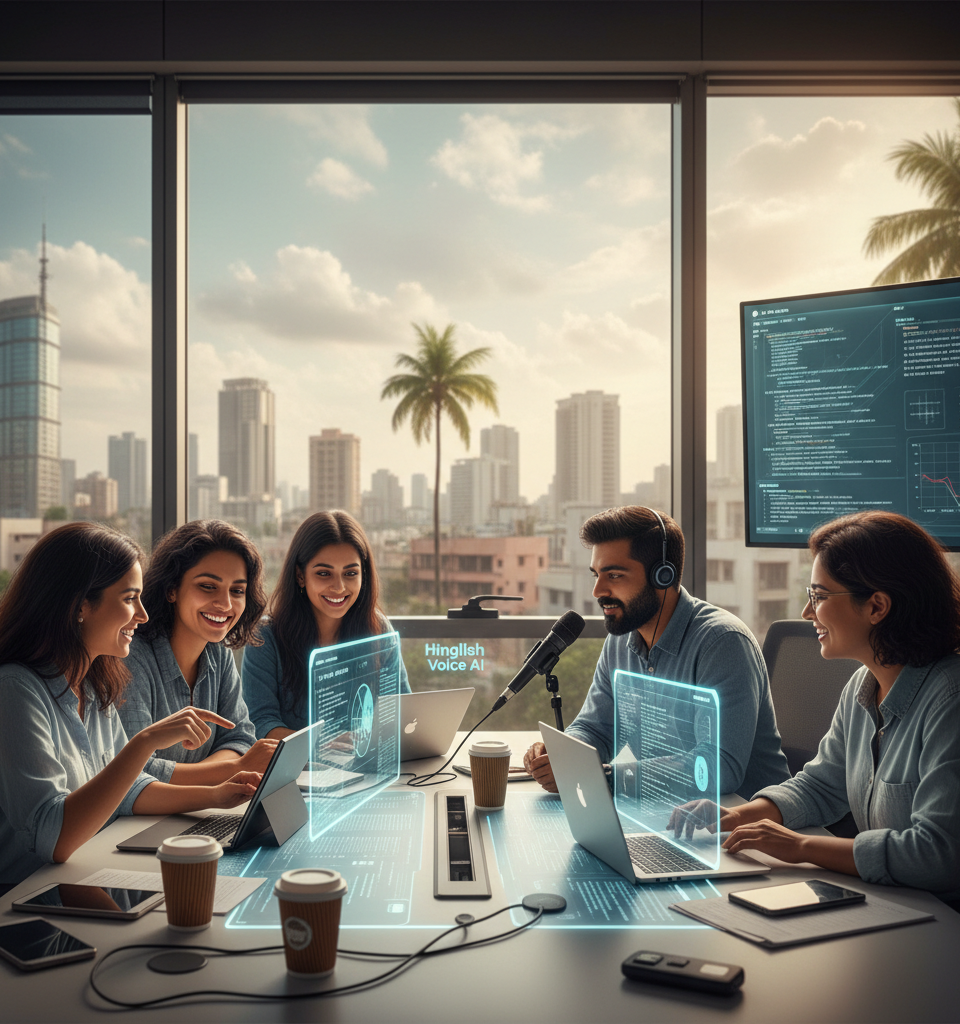 Wispr Flow Defies Voice AI Hurdles in India with Hinglish Success — AI-generated illustration