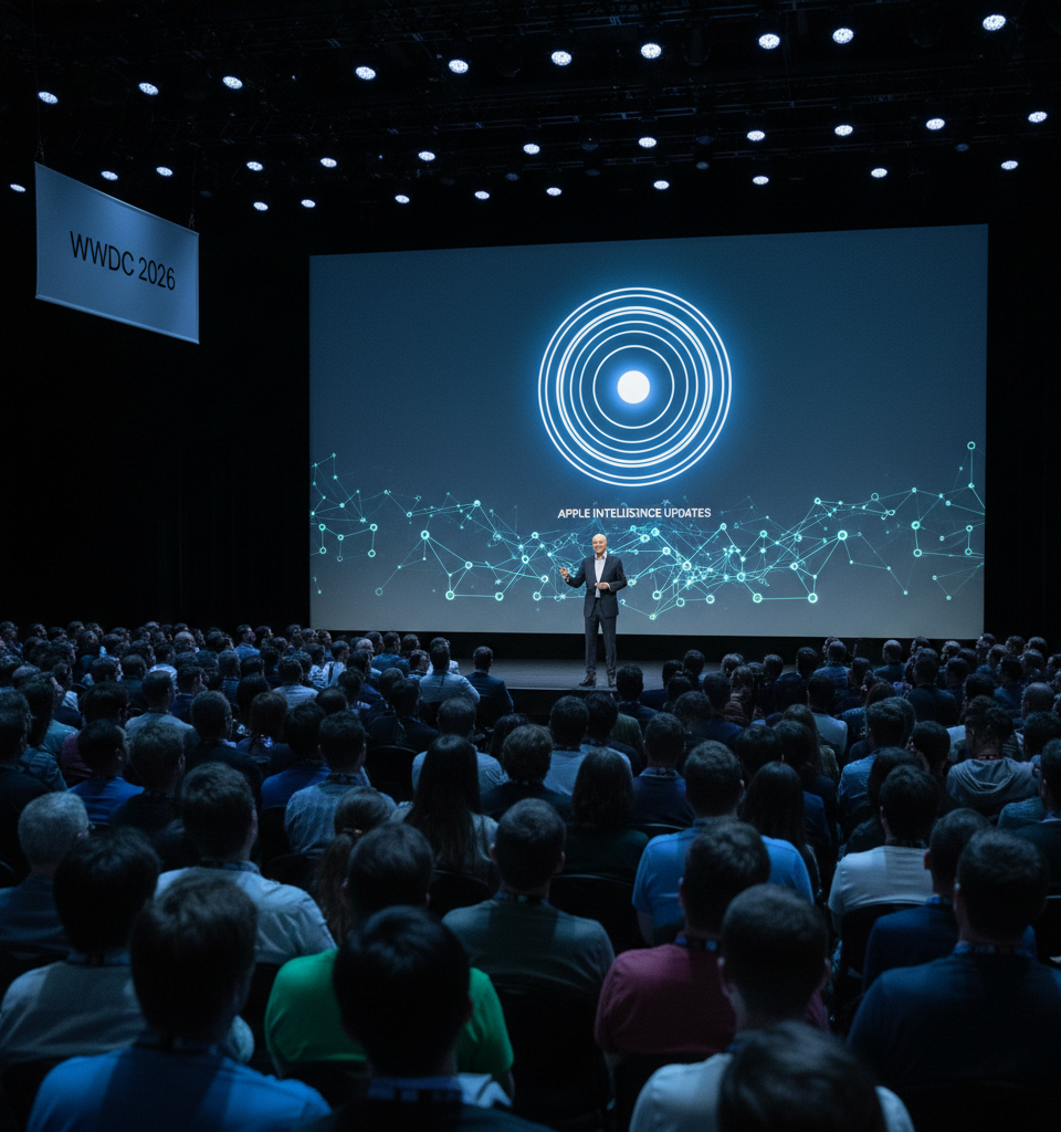 WWDC 2026: Siri Overhaul and Apple Intelligence Updates in Focus — AI-generated illustration