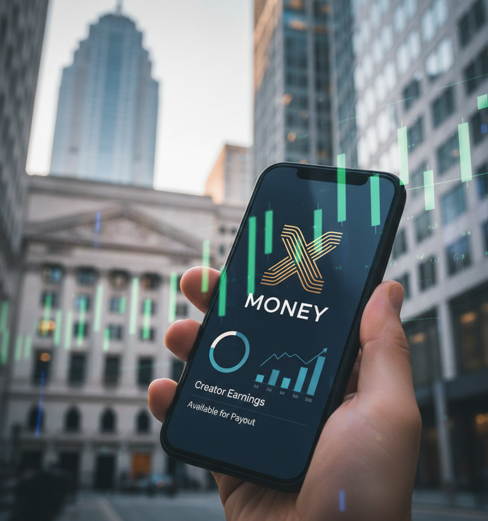 X Money Set to Become Exclusive Payout for US Creators on X's Monetization Programs — AI-generated illustration
