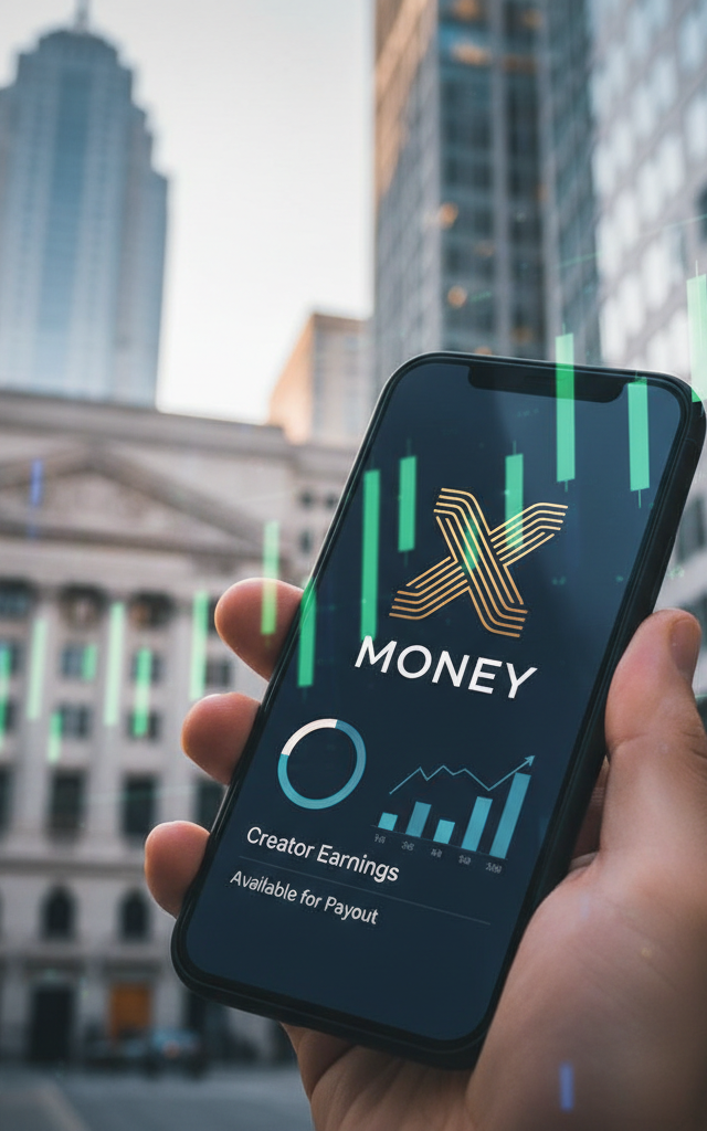 X Money Set to Become Exclusive Payout for US Creators on X's Monetization Programs — AI-generated illustration