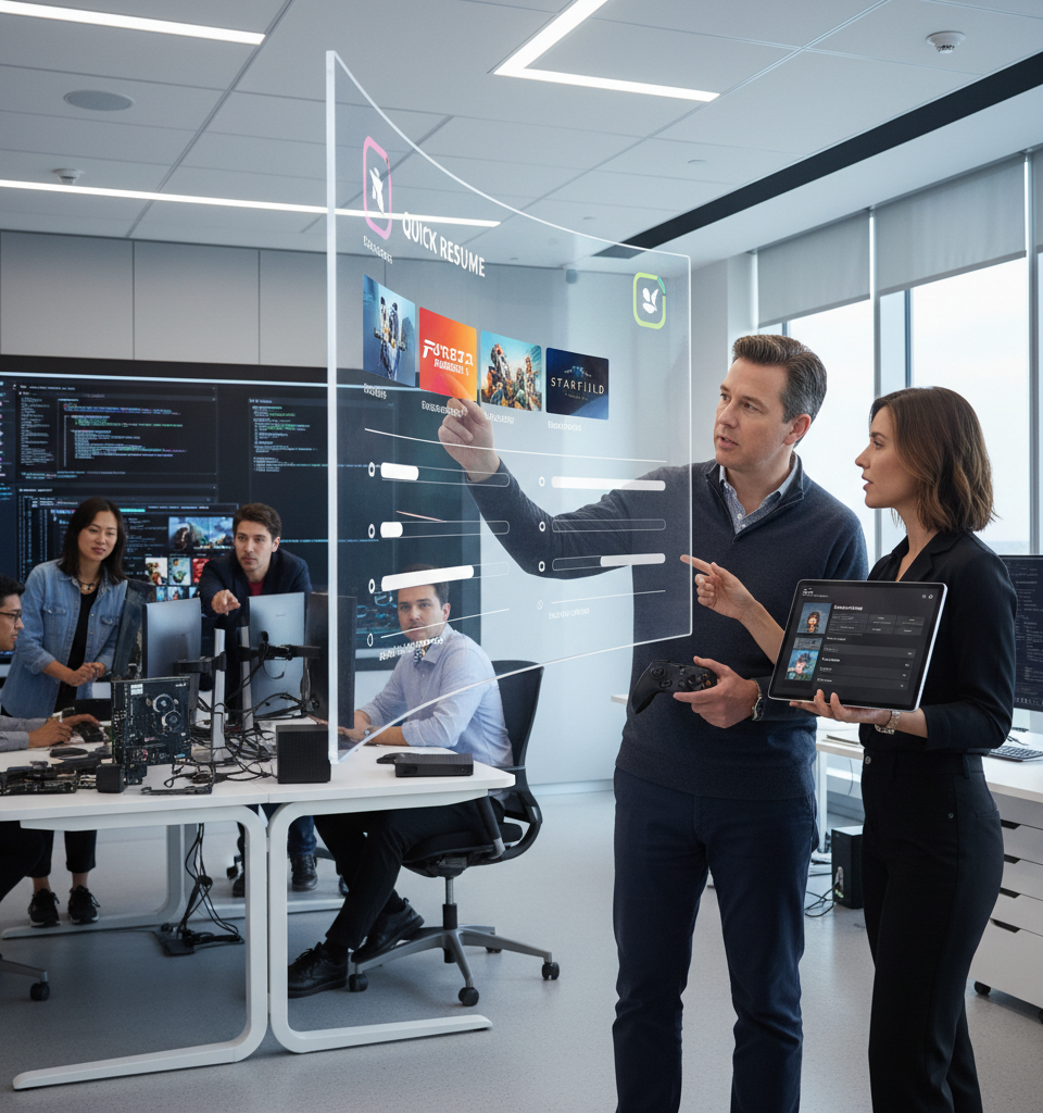 Xbox Elevates Player Control: Quick Resume Customization Rolls Out Alongside PC App Enhancements — AI-generated illustration