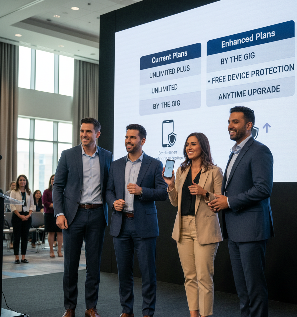 Xfinity Mobile Unveils Enhanced Plans with Device Protection, Anytime Upgrades — AI-generated illustration