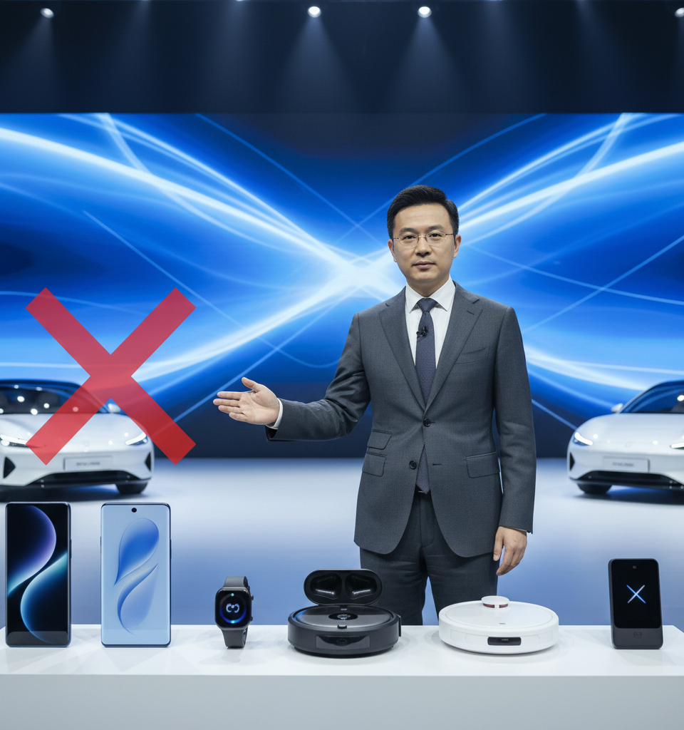 Xiaomi makes dirt-cheap gadgets, but its CEO just ruled out cheap EVs — AI-generated illustration