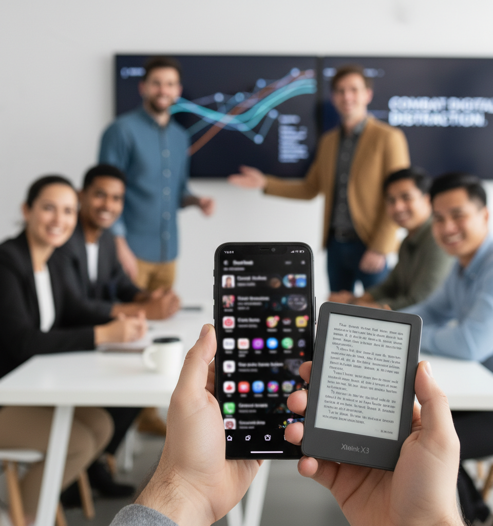 Xteink X3: The Tiny E-Reader Designed to Combat Digital Distraction Unveiled — AI-generated illustration
