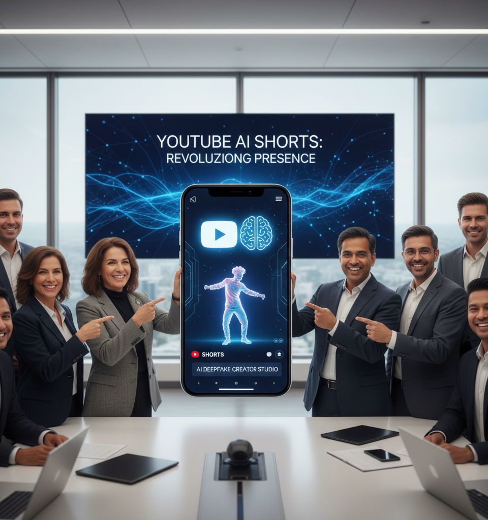 YouTube Unveils AI-Powered Shorts Deepfake Tool, Revolutionizing Creator Presence — AI-generated illustration