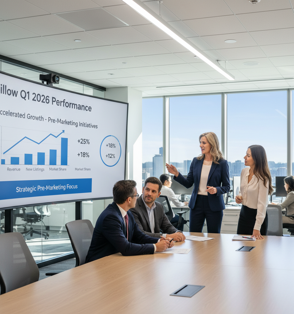 Zillow Accelerates Growth with Strategic Pre-Marketing Focus Amid Strong Q1 2026 Performance — AI-generated illustration