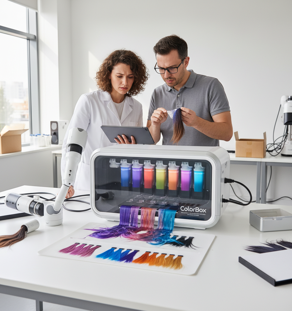 Zuvi ColorBox: Hair Dye 'Printer' Falls Short of Ambitious Promises — AI-generated illustration
